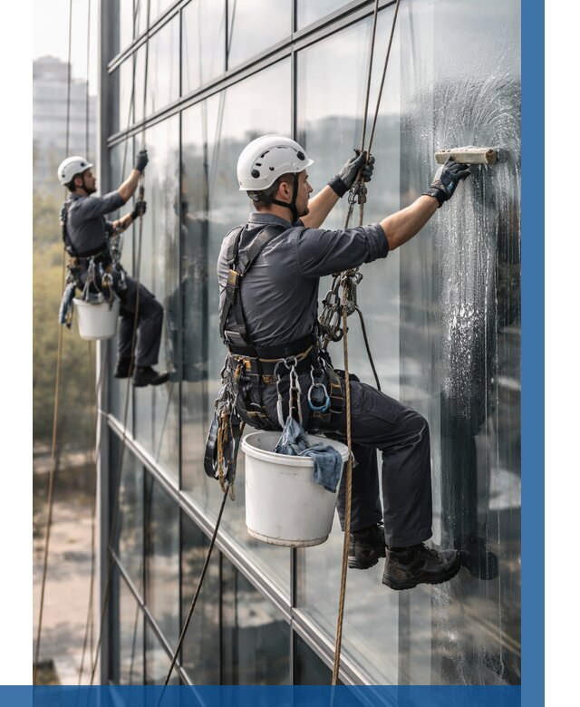 Мойка сплошного остекления в Киржаче, заказать от 309 р.| ВЫСОТНИК-Крж