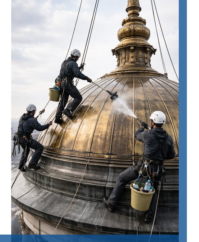 Мойка куполов и шпилей в Киржаче от 8248 р. - заказать | ВЫСОТНИК-Крж