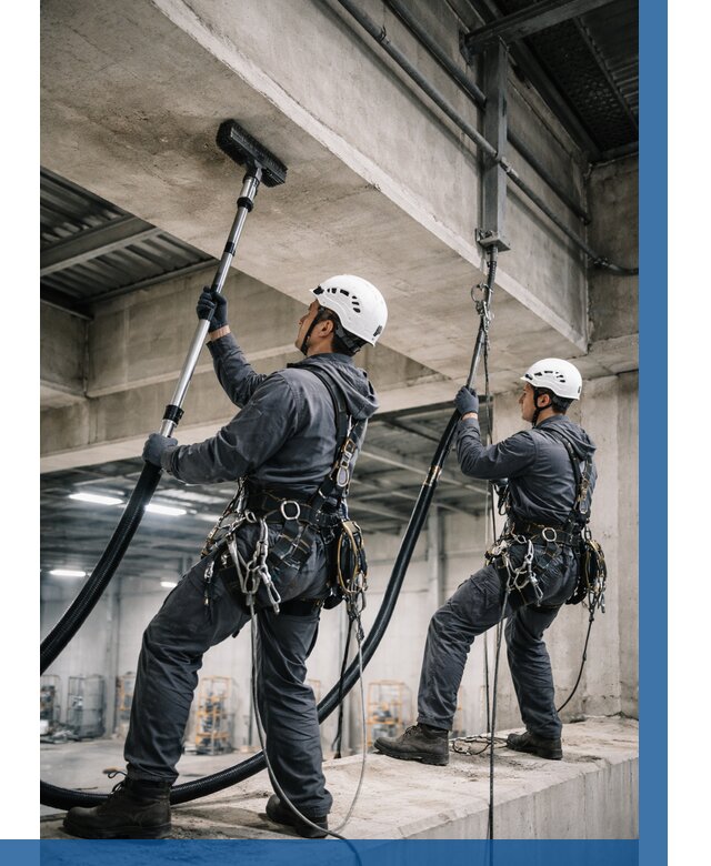 Обеспыливание потолочных конструкций в Киржаче от 258 р. |ВЫСОТНИК-Крж