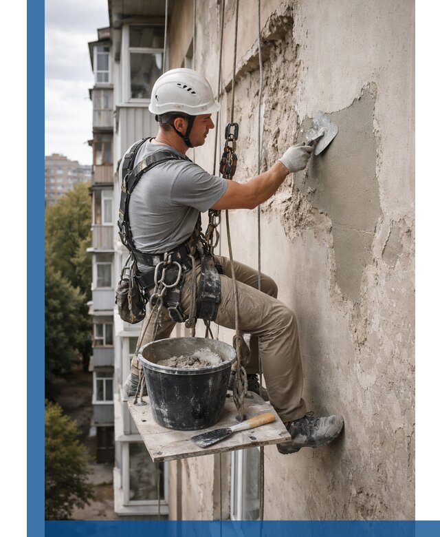Восстановление фасадной штукатурки в Киржаче с гарантией качества