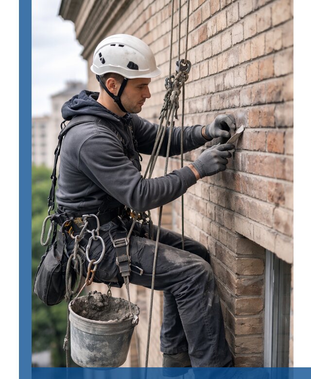 Качественный ремонт кирпичной кладки фасада в Киржаче с гарантией