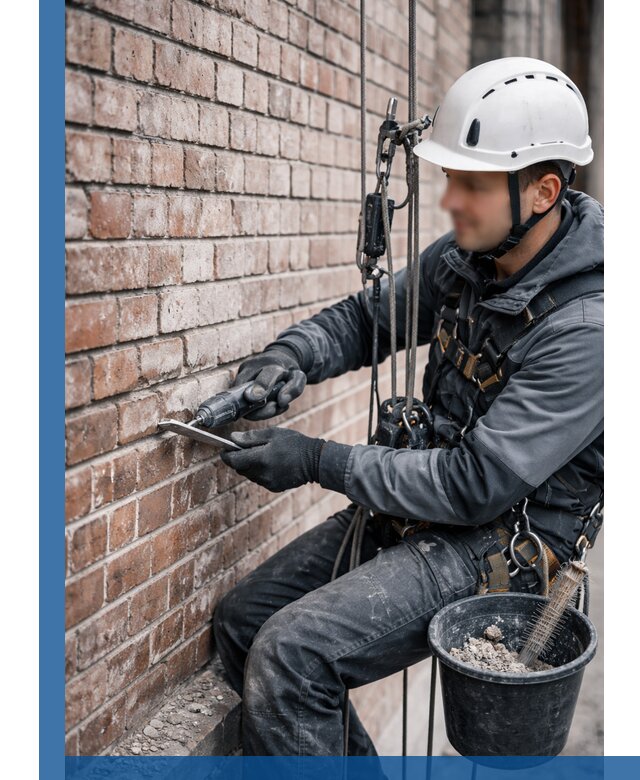 Расшивка кирпичных швов фасадов и стен, ремонт в Киржаче