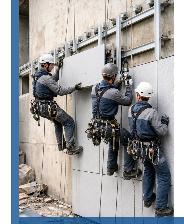 Монтаж вентилируемого фасада в Киржаче под ключ с гарантией качества