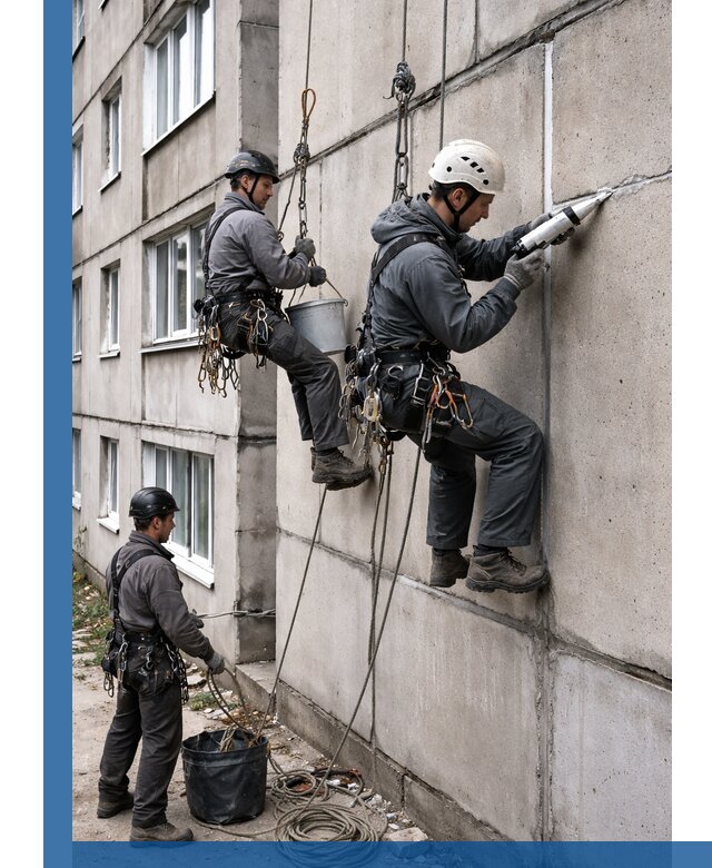 Герметизация межпанельных швов в Киржаче с гарантией герметичности