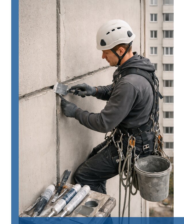 Ремонт межпанельных швов в Киржаче герметизация и восстановление