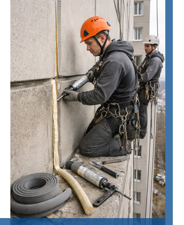 Теплый шов межпанельные швы в Киржаче от 722 р. | ВЫСОТНИК-Крж