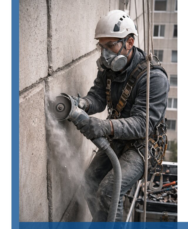 Штробление межпанельных швов в Киржаче качественно и быстро