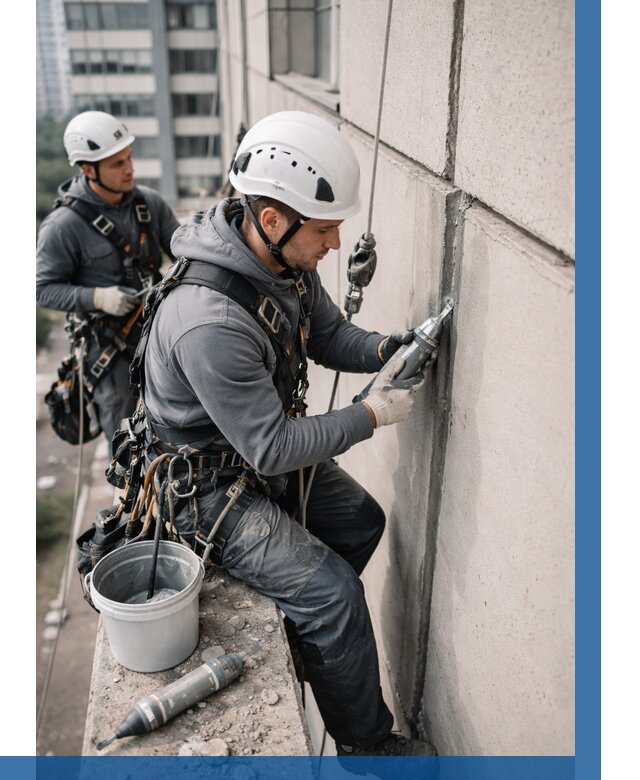 Ремонт деформационных швов здания в Киржаче от 1031 р. | ВЫСОТНИК-Крж