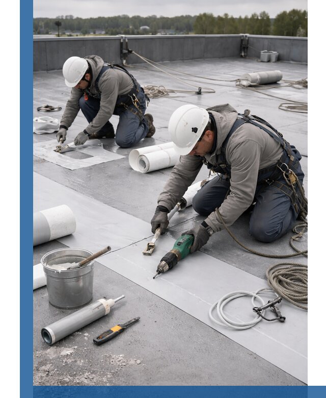 Ремонт мембранной кровли в Киржаче качественно и с гарантией