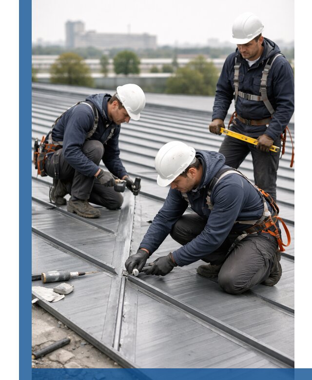 Ремонт фальцевой кровли в Киржаче срочно и качественно