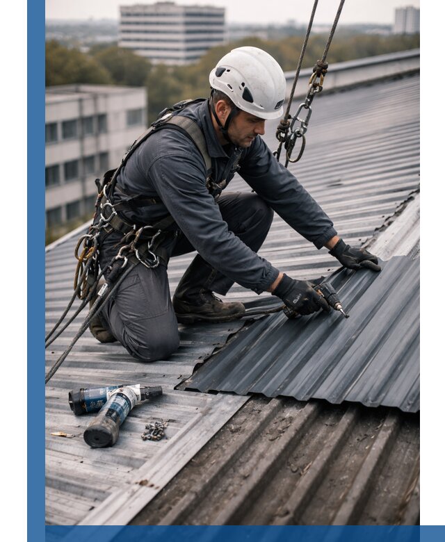 Ремонт профнастила на кровле в Киржаче, работы под ключ