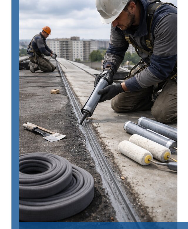 Герметизация швов кровли в Киржаче с гарантией герметичности
