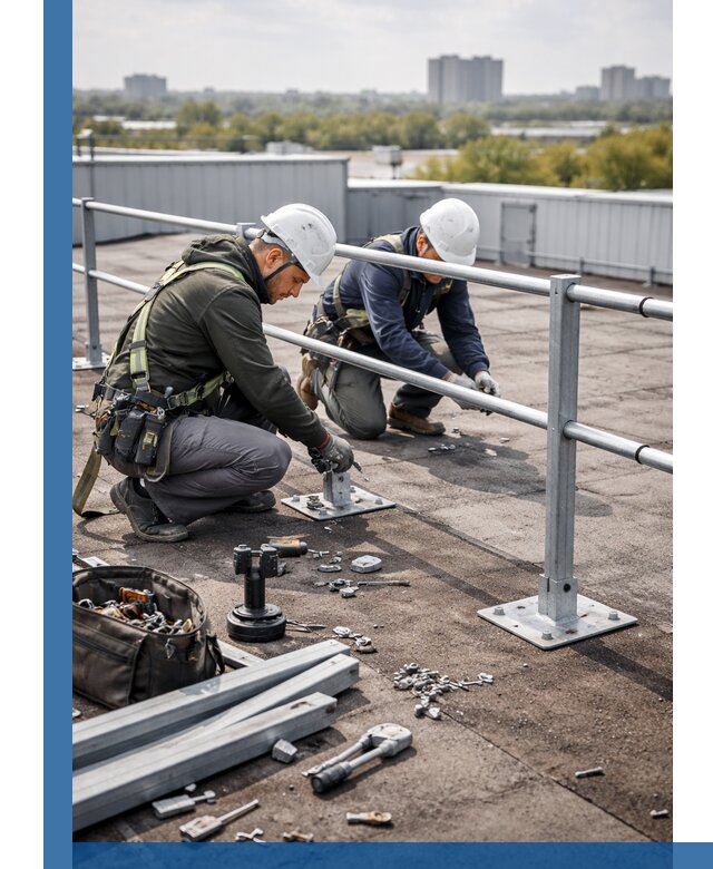 Монтаж кровельного ограждения в Киржаче под ключ с гарантией