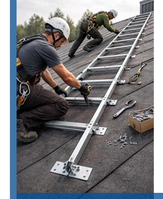 Профессиональный монтаж кровельной лестницы в Киржаче под ключ