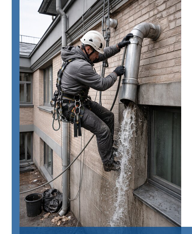 Профессиональная прочистка водосточных труб в Киржаче с гарантией