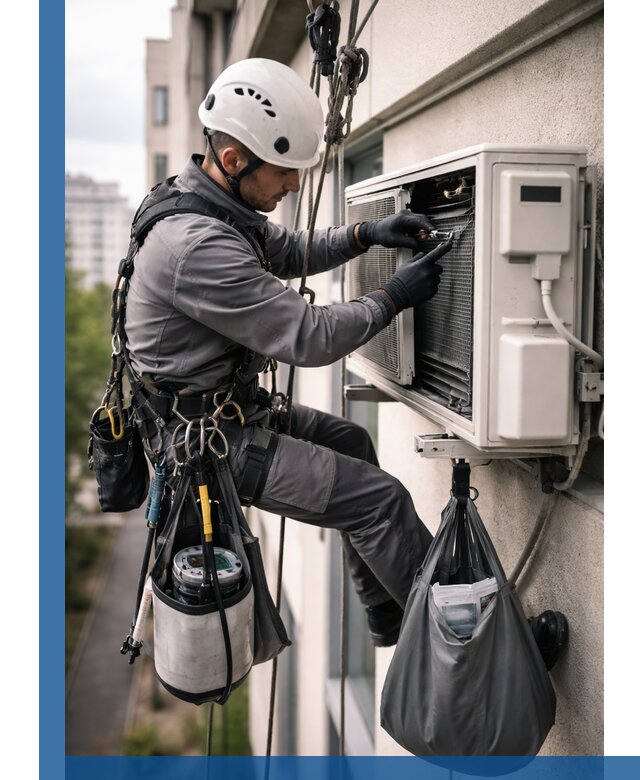 Обслуживание внешнего блока кондиционера в Киржаче профессионально