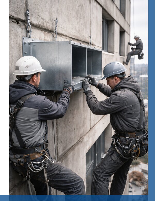 Монтаж вентиляционных коробов в Киржаче от 3093 р. | ВЫСОТНИК-Крж