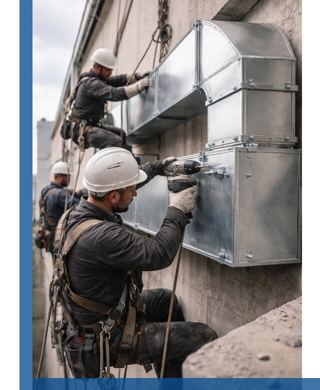 Профессиональный монтаж вентиляционных коробов в Киржаче под ключ