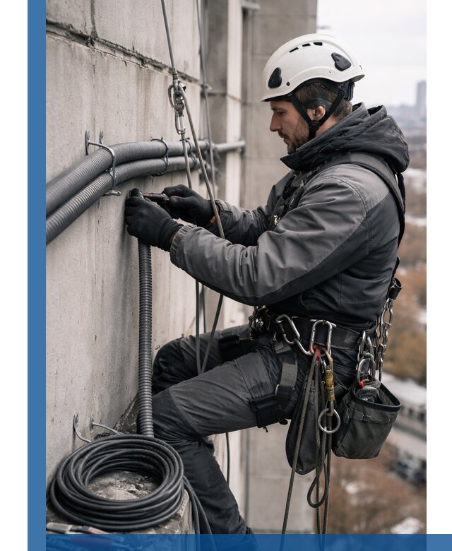 Профессиональный монтаж гофры для кабеля в Киржаче с гарантией