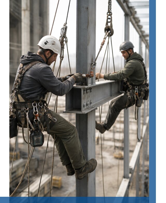 Монтаж металлоконструкций на высоте в Киржаче от 3609 р. | ВЫСОТНИК-Крж