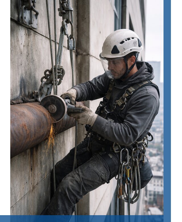 Резка металла на высоте в Киржаче по цене от 4640 р. | ВЫСОТНИК-Крж