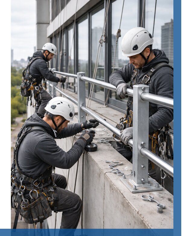 Монтаж ограждений на высоте в Киржаче, от 1237 р. | ВЫСОТНИК-Крж
