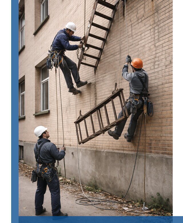 Демонтаж пожарной лестницы в Киржаче быстро и безопасно