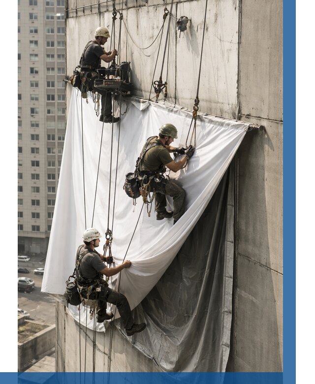 Замена баннерного полотна в Киржаче от 6702 р. | ВЫСОТНИК-Крж—заказать