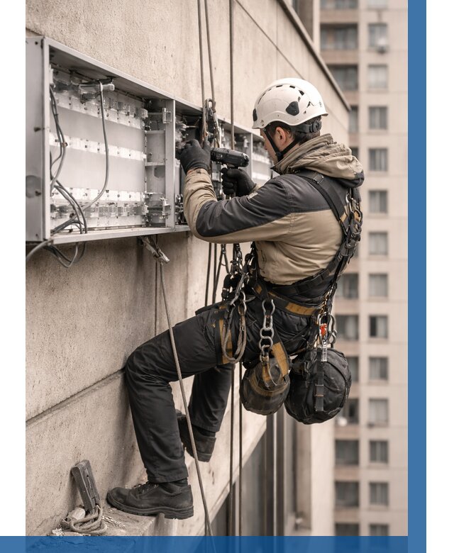 Ремонт вывески на высоте в Киржаче от 4640 р. | ВЫСОТНИК-Крж