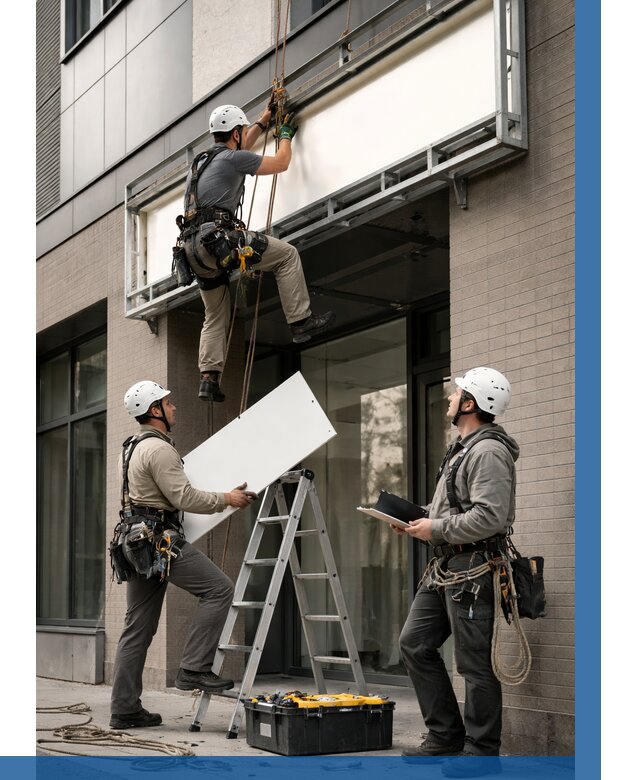 Монтаж светового короба в Киржаче от 6702 р. | ВЫСОТНИК-Крж