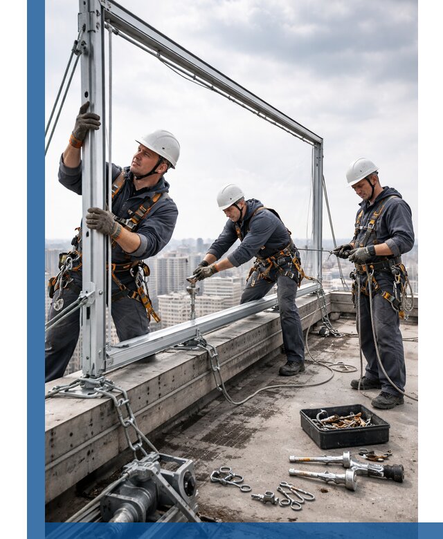 Монтаж крышных рекламных конструкций под ключ в Киржаче