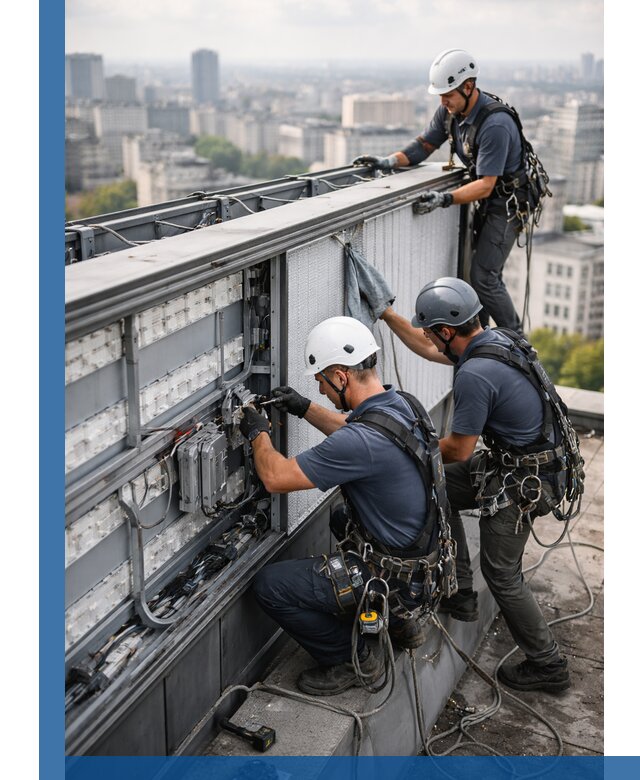 Профессиональное обслуживание крышной рекламы в Киржаче под ключ