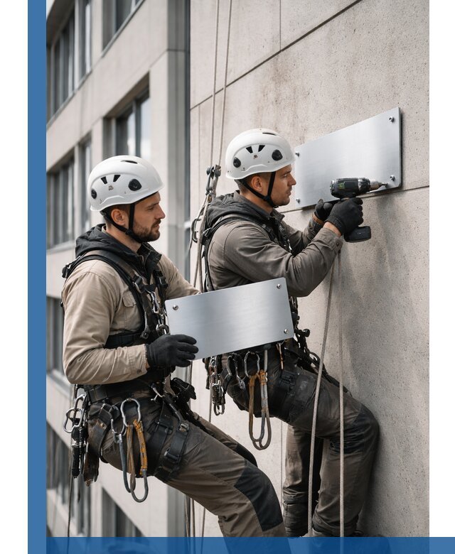 Монтаж табличек и указателей в Киржаче для зданий и сооружений