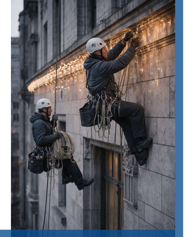 Монтаж новогодней иллюминации в Киржаче от 8764 р. | ВЫСОТНИК-Крж