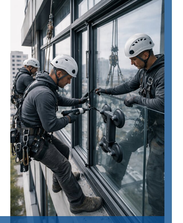 Витражное остекление зданий в Киржаче от 3609 р. | ВЫСОТНИК-Крж