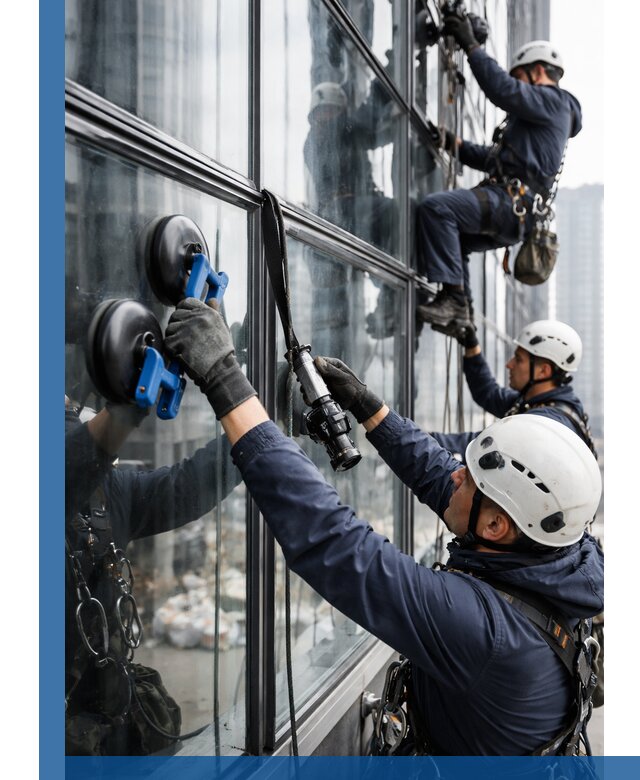 Радиусное остекление фасадов под ключ в Киржаче с гарантиями