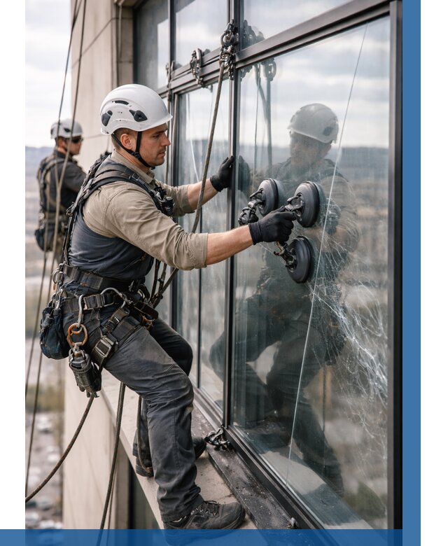 Замена стекла в витраже в Киржаче под ключ от 8764 р. | ВЫСОТНИК-Крж