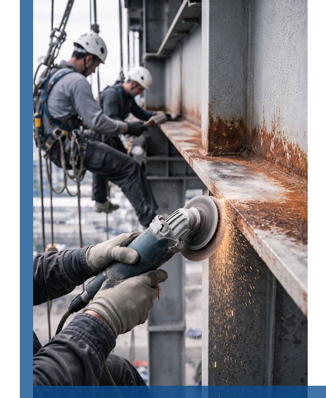 Зачистка металла от ржавчины и подготовка поверхностей в Киржаче