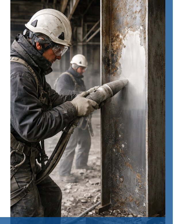 Удаление старой краски с металла в Киржаче от 464 р. | ВЫСОТНИК-Крж