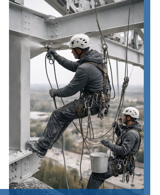 Покраска металлоконструкций на высоте в Киржаче 361 р |ВЫСОТНИК-Крж