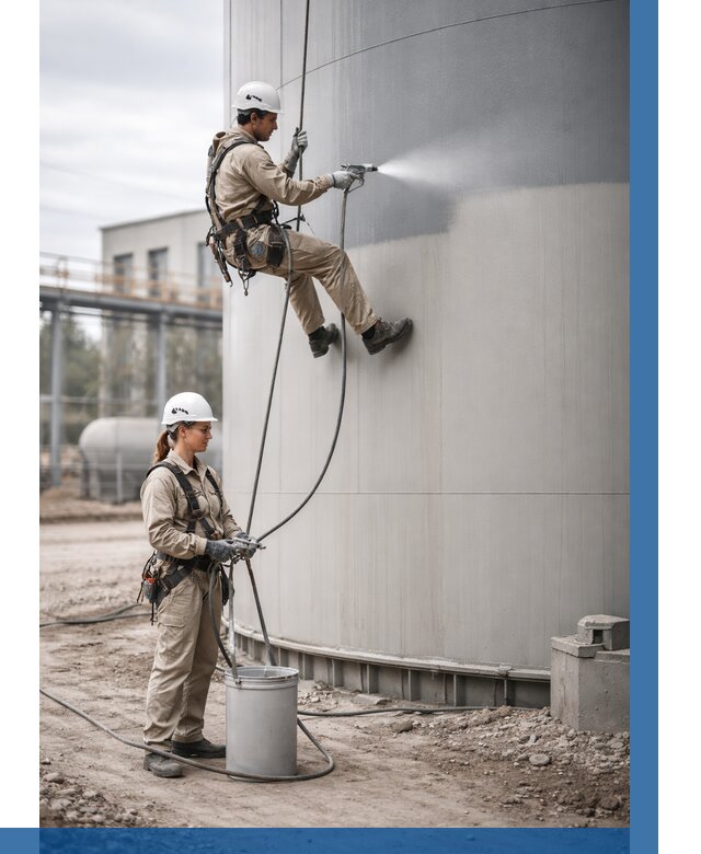 Покраска резервуаров в Киржаче от 1237 р. | ВЫСОТНИК-Крж — заказать