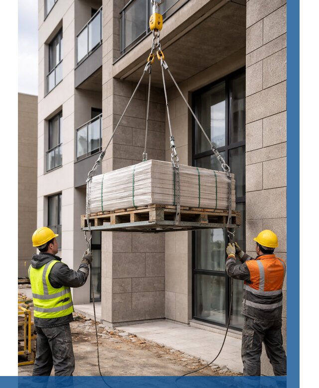 Подъем керамогранита на этаж в Киржаче от 3609 р. | ВЫСОТНИК-Крж