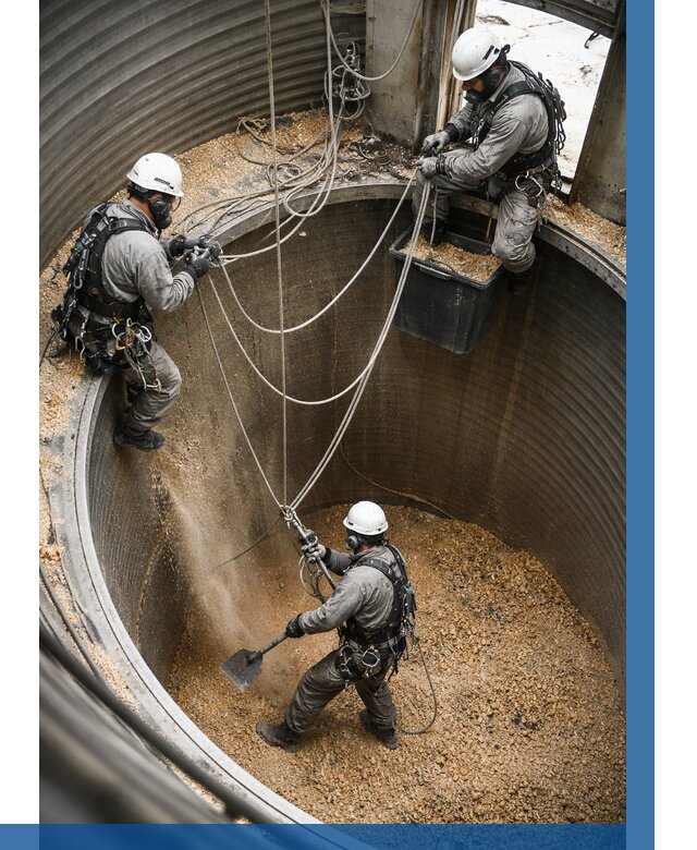 Чистка зерновых бункеров в Киржаче от 12372 р. | ВЫСОТНИК-Крж