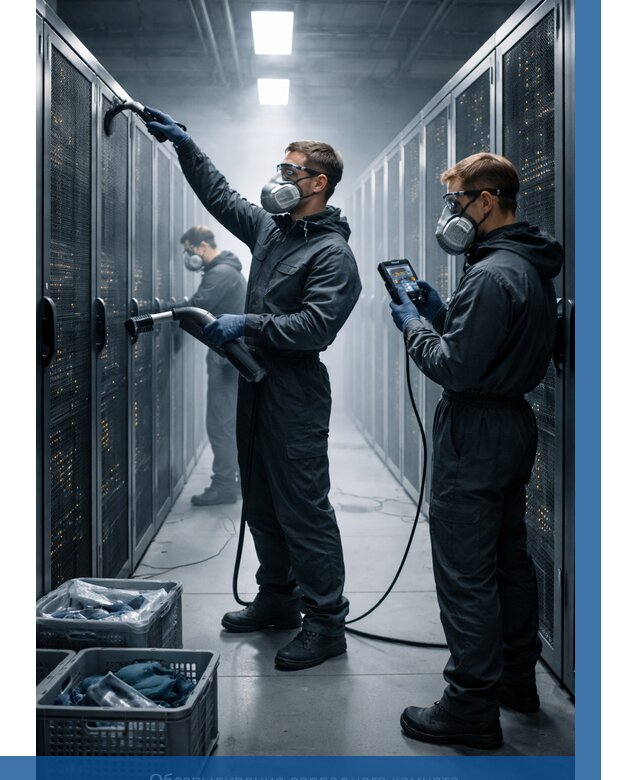 Обеспыливание серверной комнаты в Киржаче от 4640 р. | ВЫСОТНИК-Крж