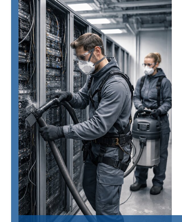 Обеспыливание серверной комнаты в Киржаче, профессиональная очистка