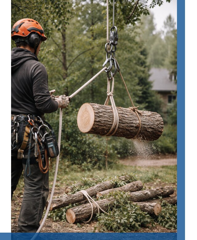 Валка деревьев частями в Киржаче от 7733 р. | ВЫСОТНИК-Крж