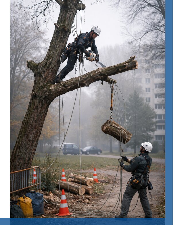 Удаление аварийных деревьев в Киржаче от 15465 р. | ВЫСОТНИК-Крж