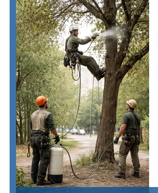 Обработка деревьев от вредителей в Киржаче профессиональная защита