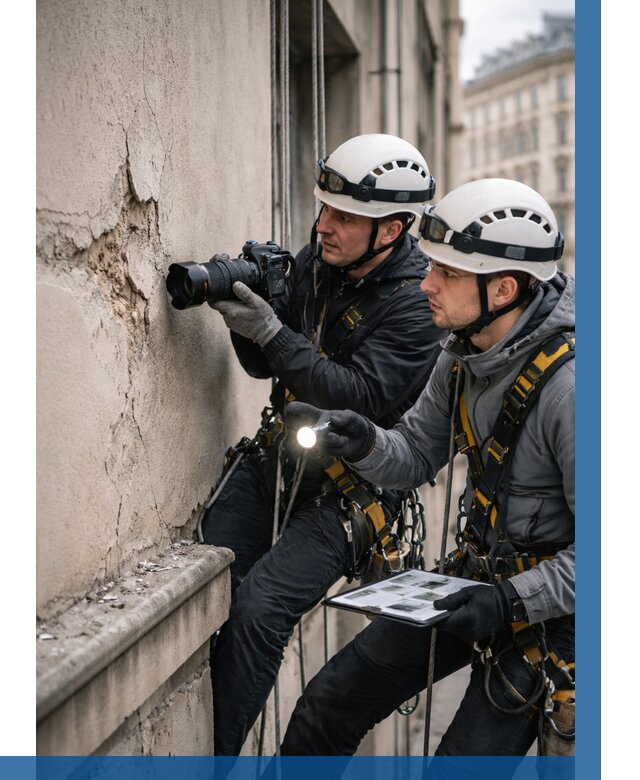 Фотофиксация дефектов фасада в Киржаче от 4640 р. | ВЫСОТНИК-Крж