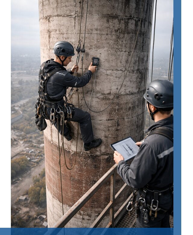 Обследование дымовой трубы в Киржаче от 8248 р. | ВЫСОТНИК-Крж